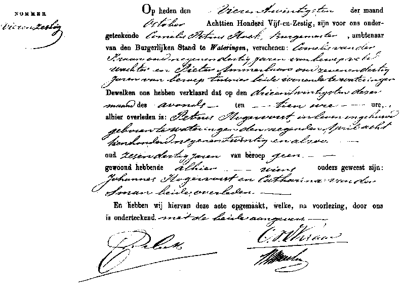 18651024 ovl akte 64 Petrus zv J Hogervorst - C vd Sman